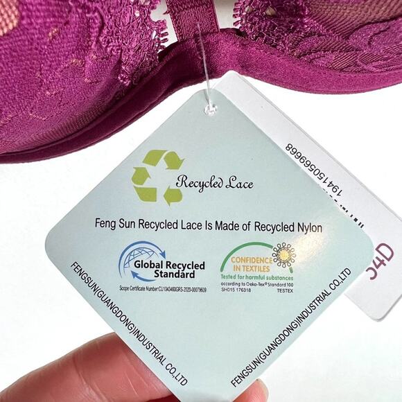 NWT Adore Me Lace Push Up Bra 34 D - Picture 4 of 9